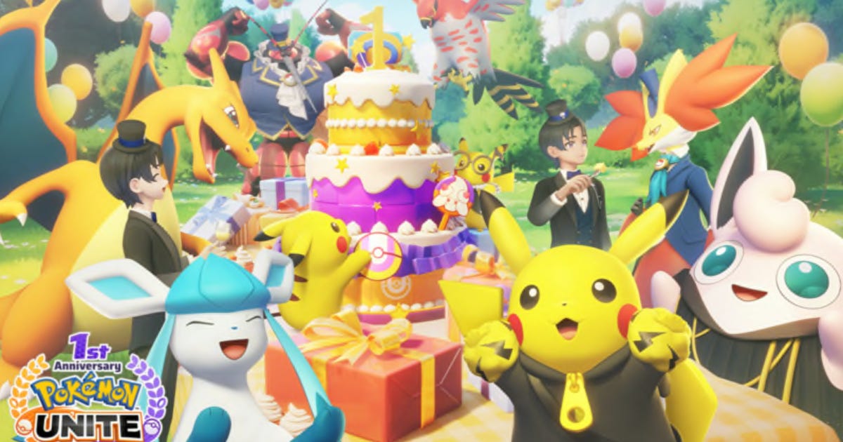 Pokemon Unite Celebrates Its First Anniversary with New Pokemon, Bonuses and More - CNET