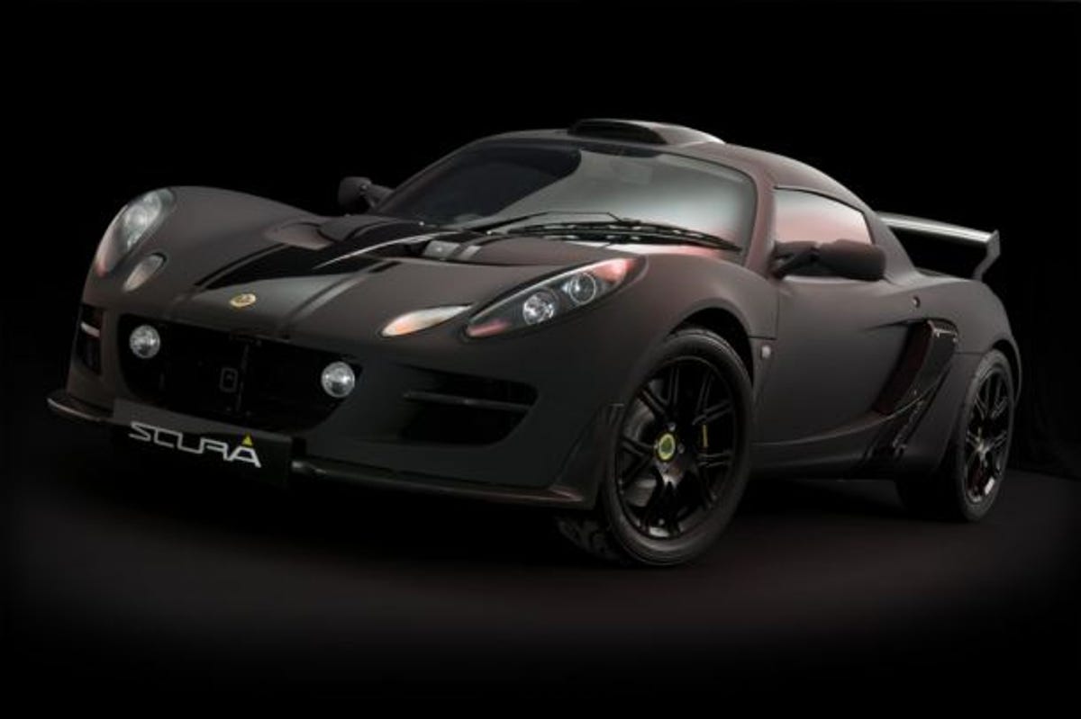 Blink and you'll miss the Lotus Exige Scura.