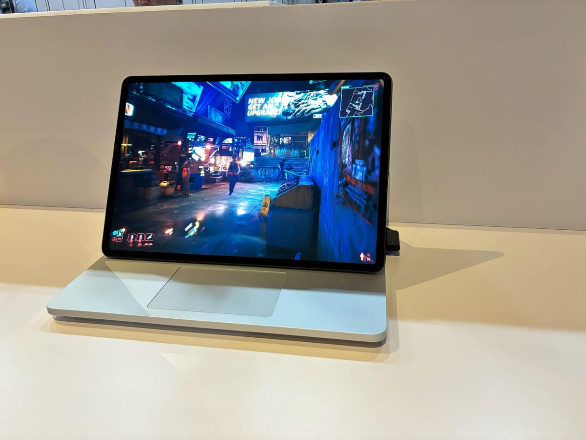 Surface Studio 2 on a table at the Microsoft Event