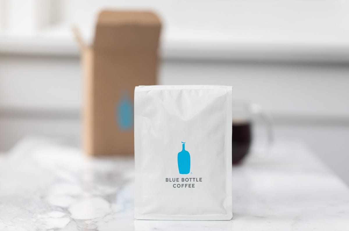 bag of Blue Bottle coffee