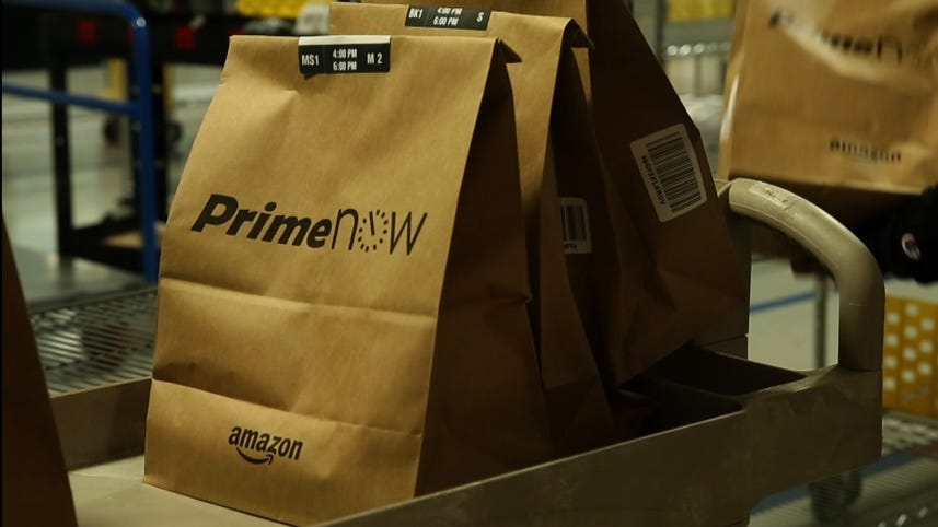 How Amazon's Prime Now can get an order to your door in an hour