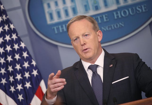 Press Secretary Sean Spicer Holds Daily Press Briefing At White House