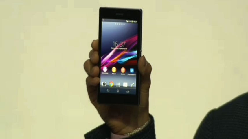The Xperia Z1 is unveiled at IFA