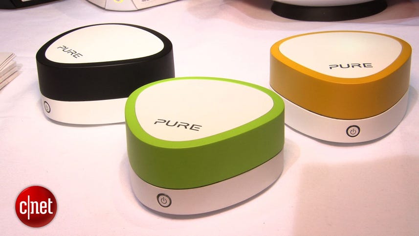 Pure's colorful Jongo T640B Bluetooth speakers