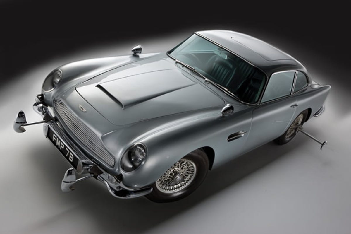 James Bond's famous Aston Martin will be on the auction block this October. Got $5 million handy?