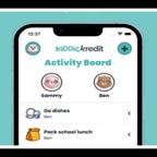 kiddie kredit dashboard with user profiles and list of chores