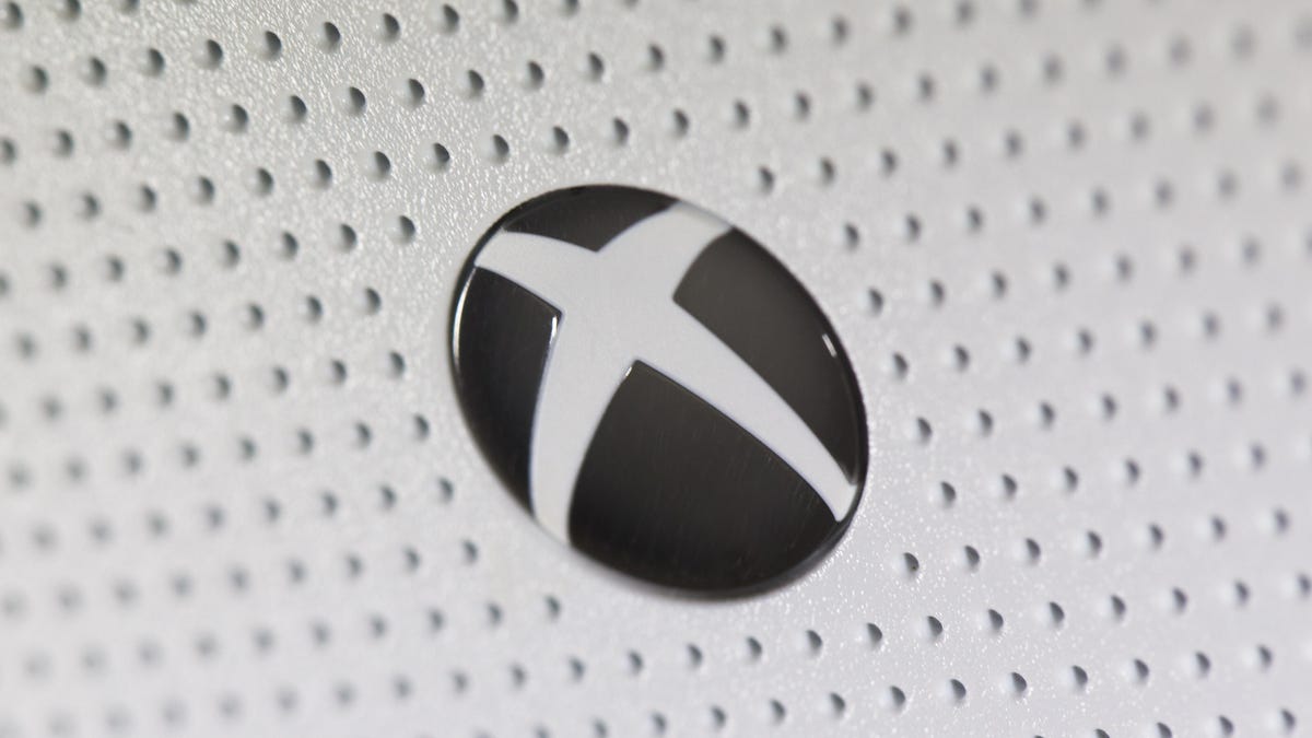 Xbox logo on an Xbox