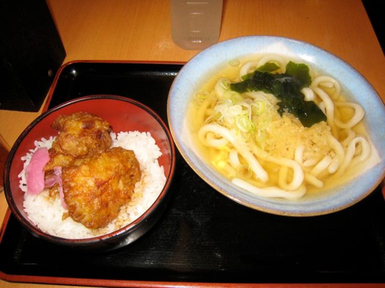 Udon combo in Tokyo