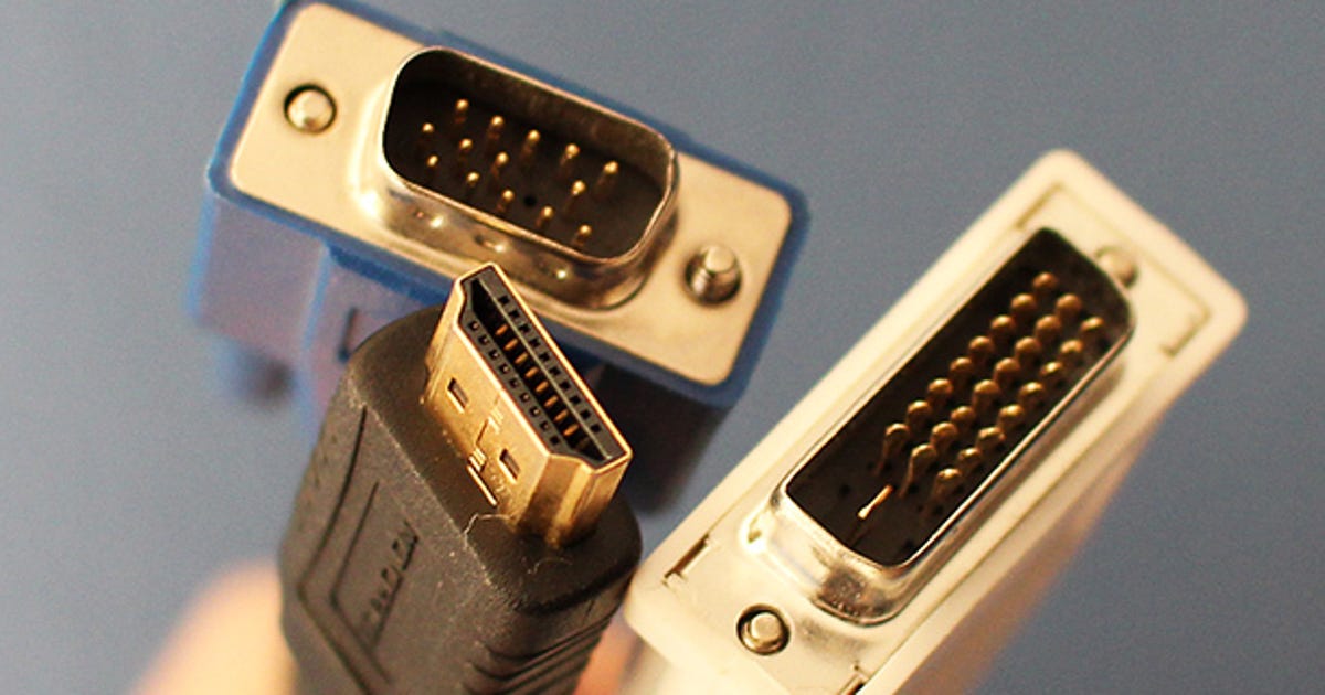 medlem Person med ansvar for sportsspil Ud over HDMI vs. DisplayPort vs. DVI vs. VGA: Which connection to choose? - CNET