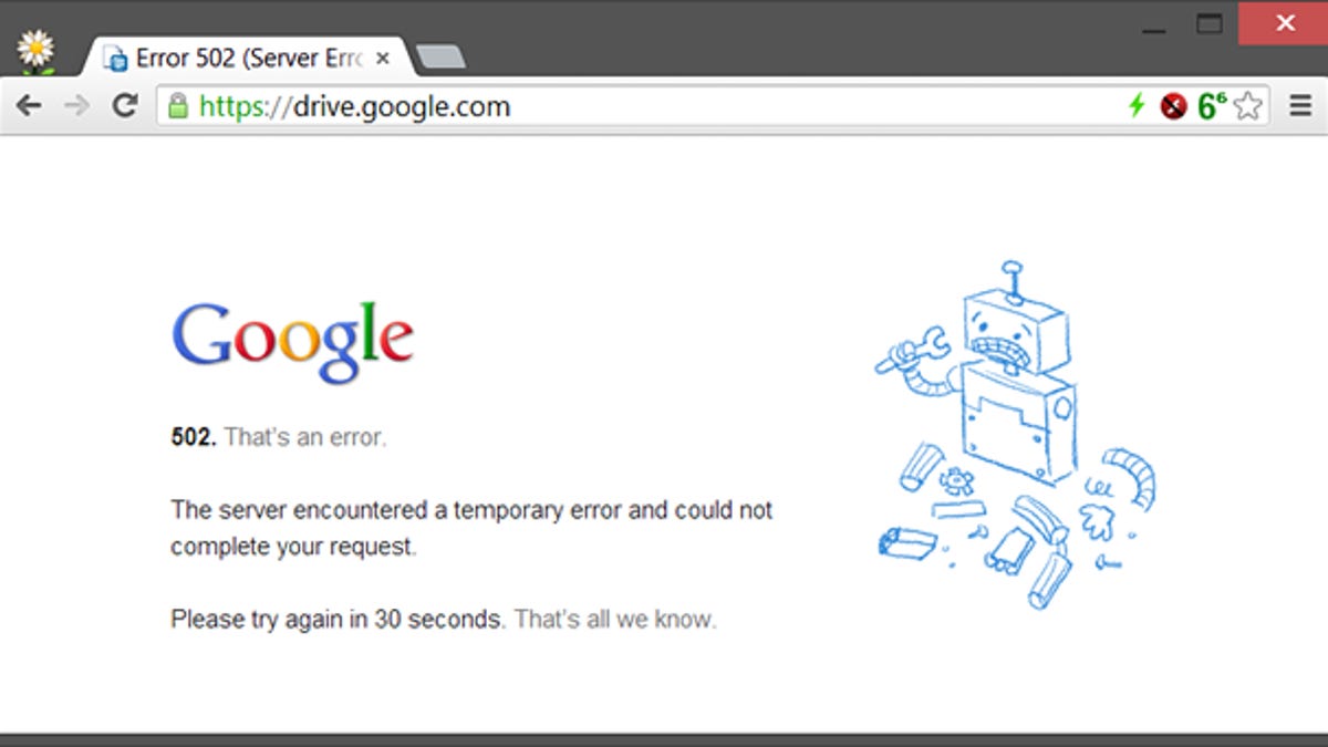 Google Drive is offline for many users.