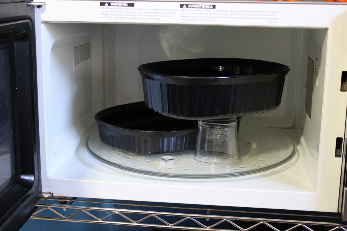 how to microwave a lot of food