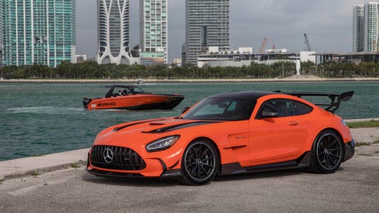 Mercedes-AMG GT and Cigarette boat