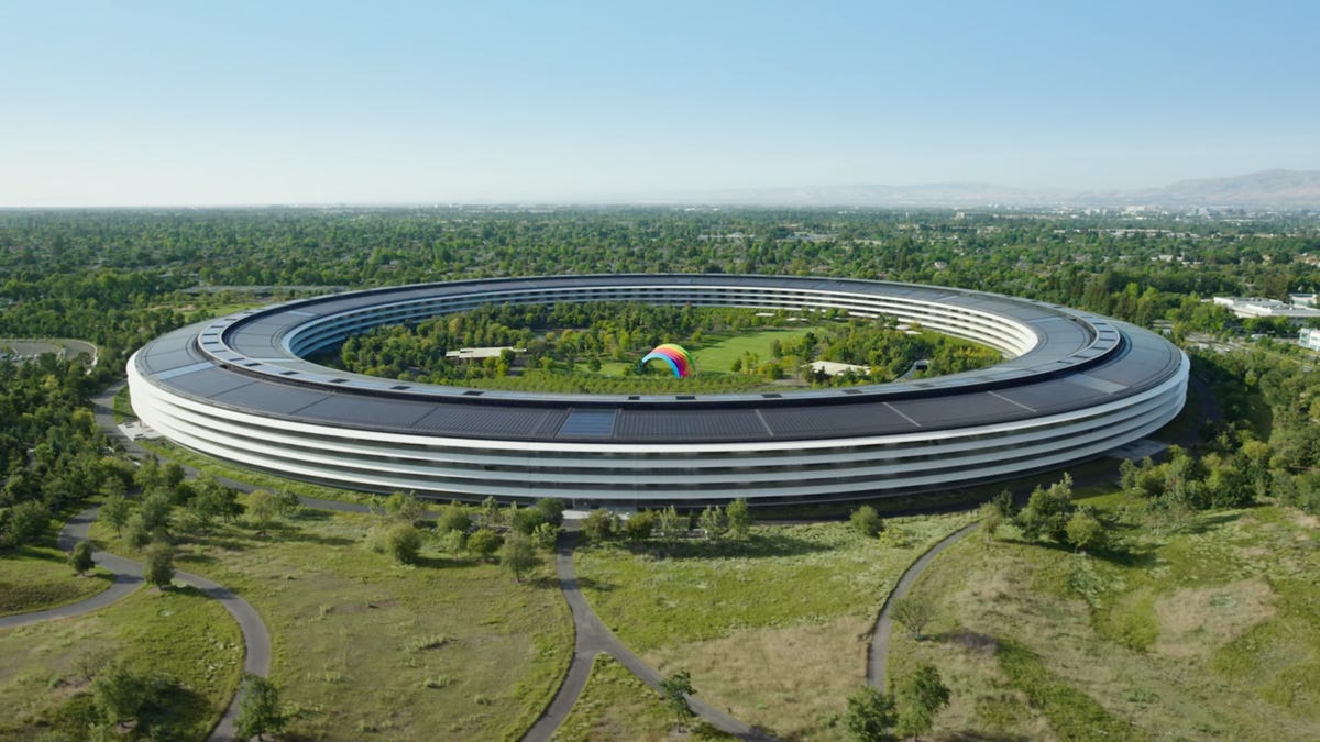 Apple's spaceship headquarters