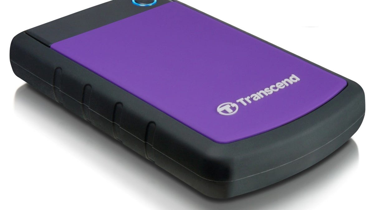 The new rugged SJ25H2 portable drive from Transcend.