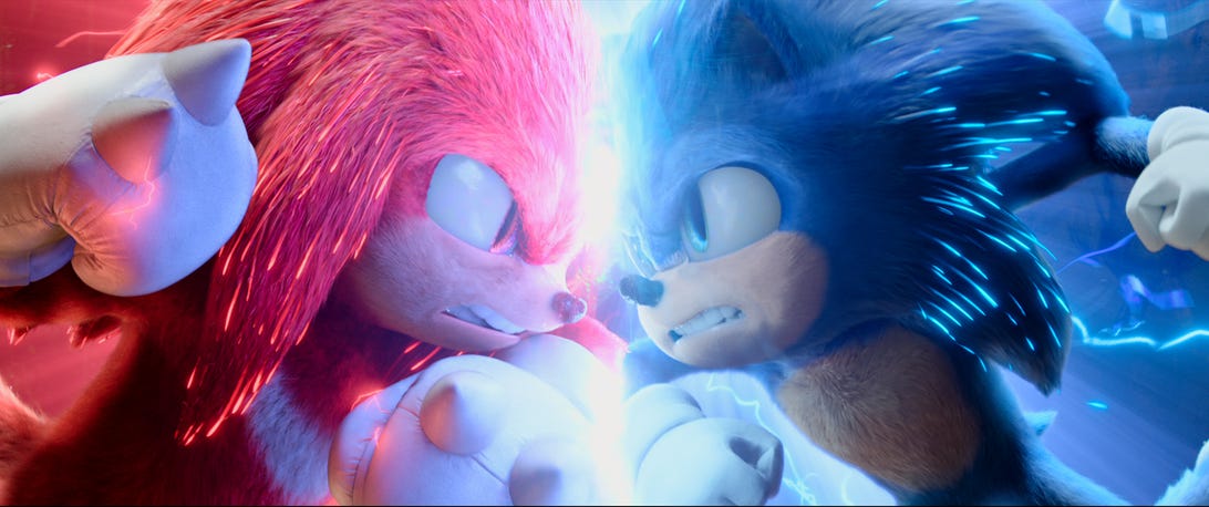 Sonic vs Knuckles in Sonic 2