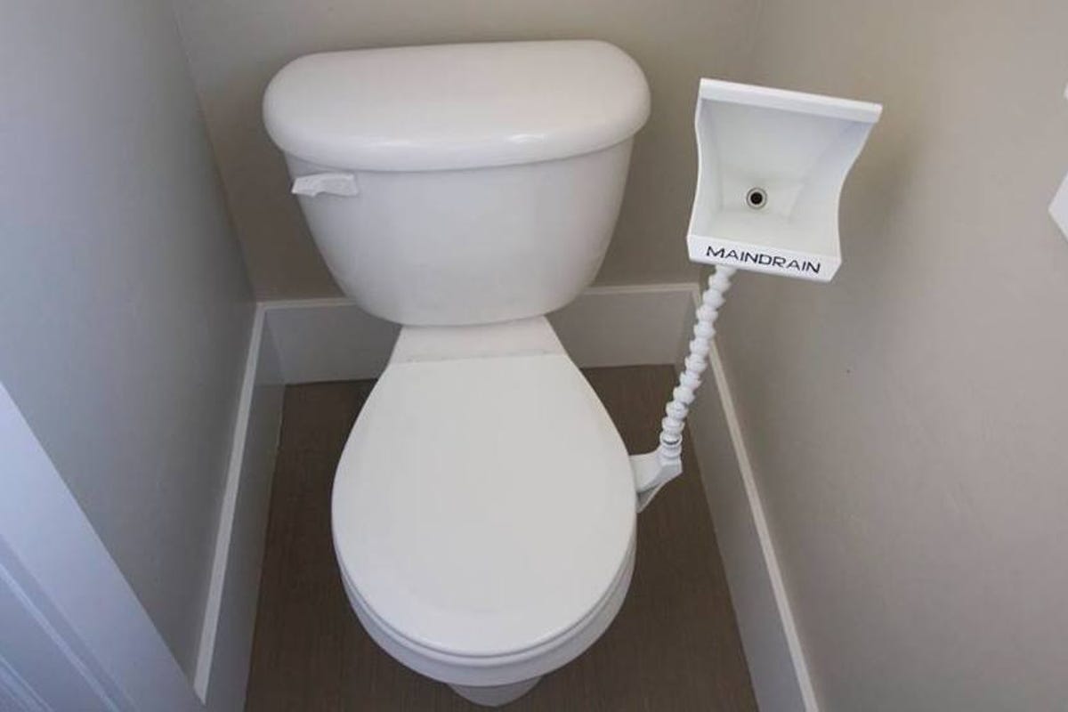 Main Drain on toilet