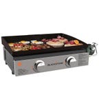 Blackstone 2 burner cooktop with breakfast foods on top