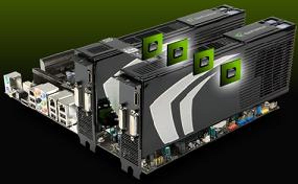 Nvidia SLI technology supports multiple graphics boards