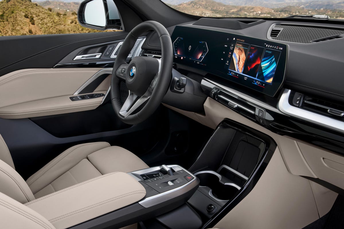 The 2023 BMW X1's interior