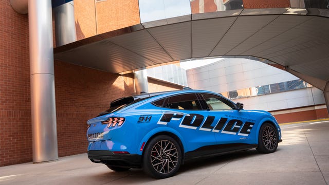 Ford Mustang Mach-E GT police car