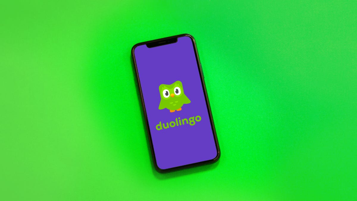 Duolingo 語言教育應用徽標