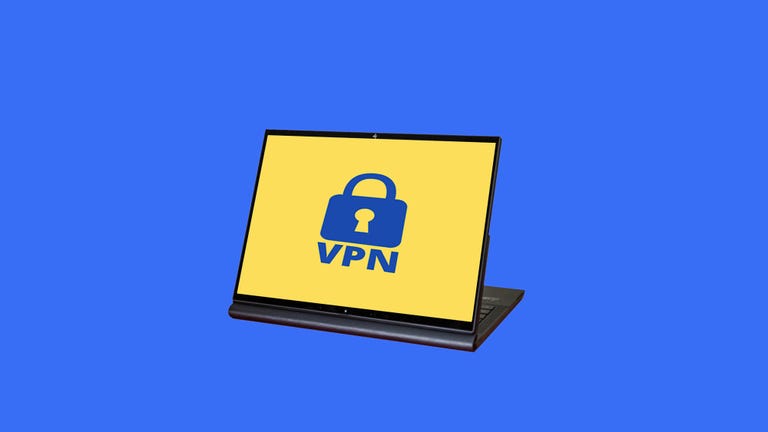 VPN service on a laptop