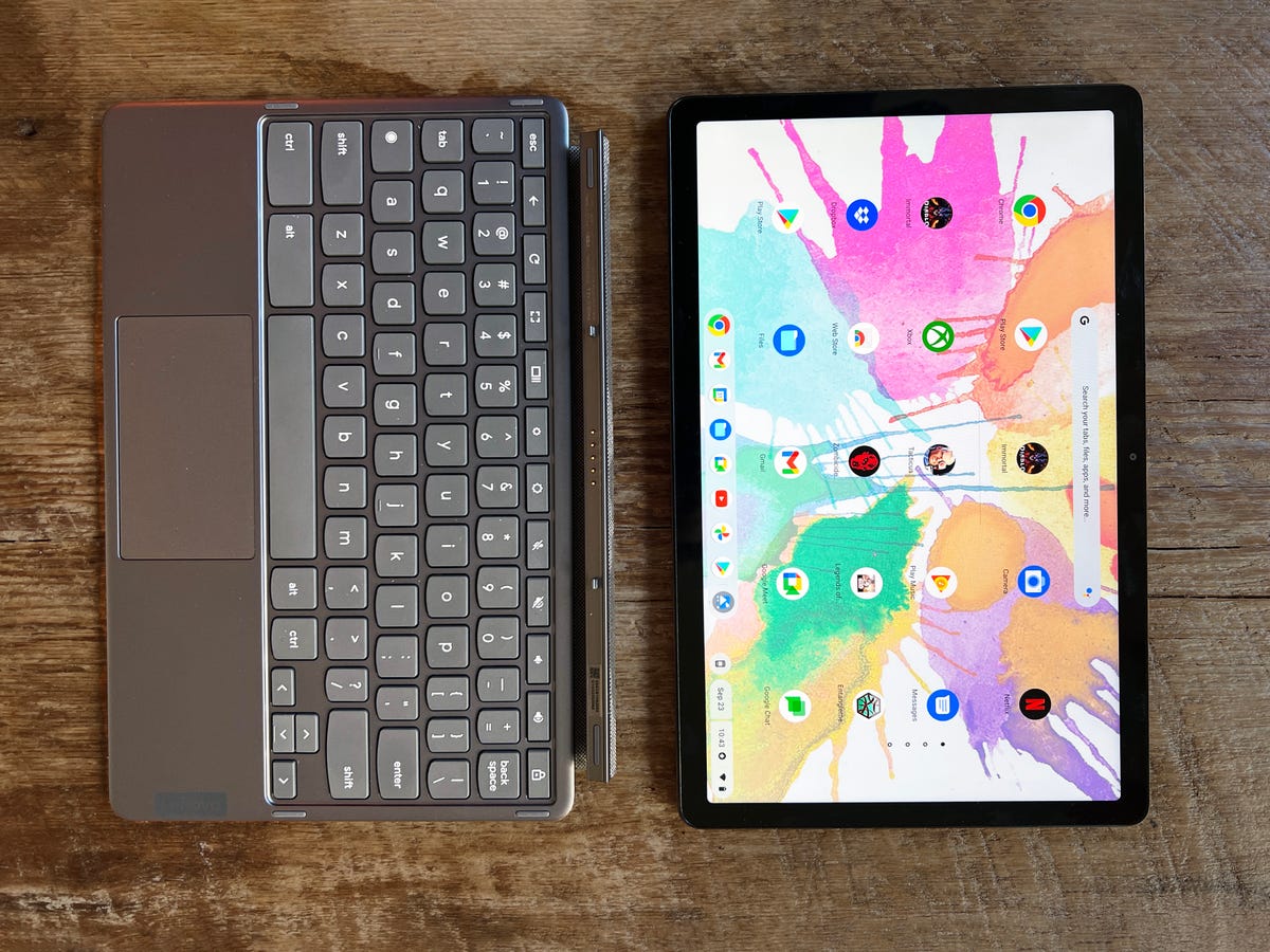 Lenovo Duet mit Tastaturabdeckung