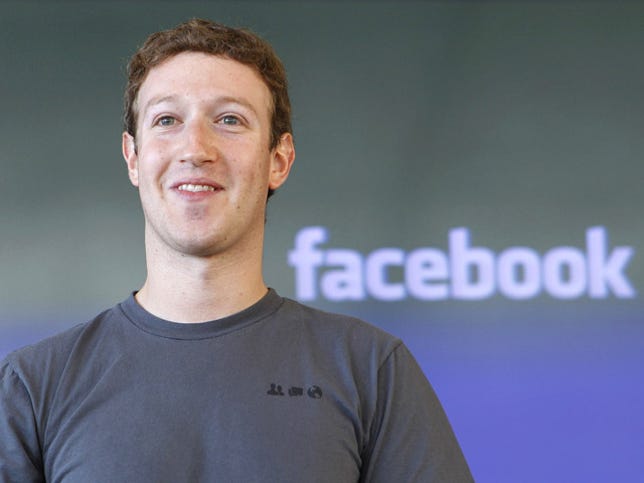 Mark Zuckerberg: Yeah, he's about to have a good week.