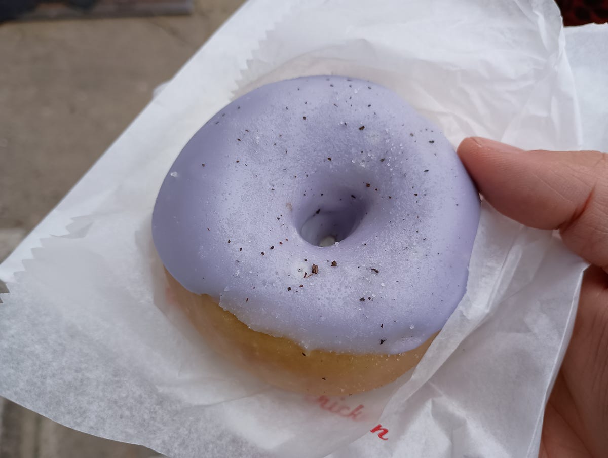 Lavender donut