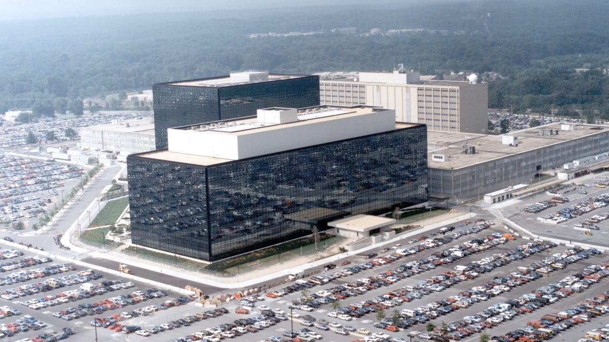 The National Security Agency&apos;s headquarters in Ft. Meade, Maryland, in an undated file photo.