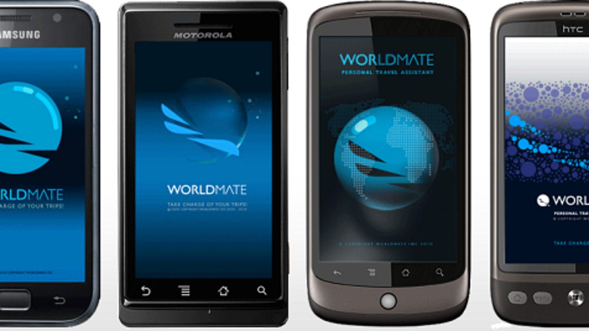 WorldMate travel app