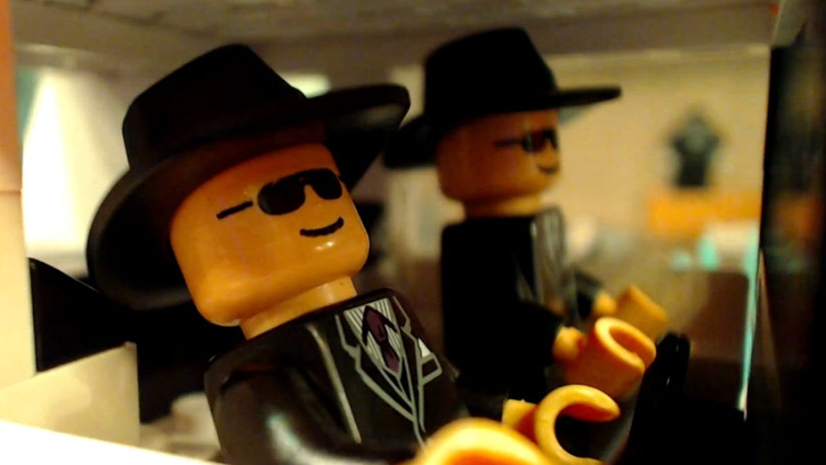 Blues Brothers as Lego minifigures
