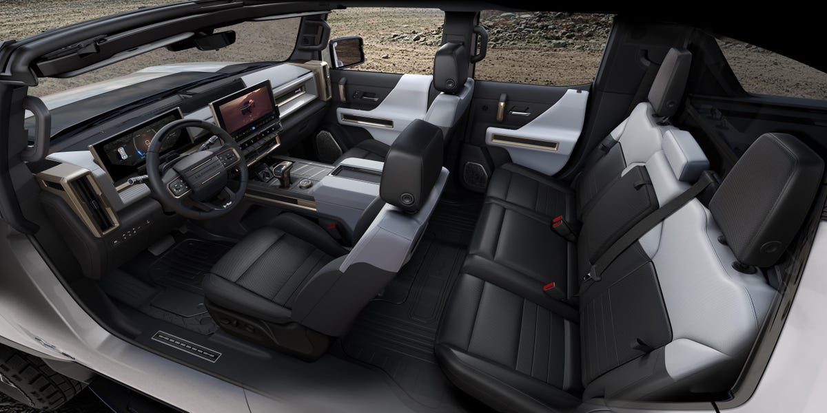 GMC Hummer EV - cabin seating