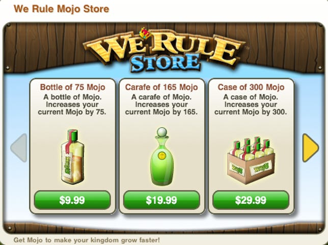 The We Rule "Mojo Store"
