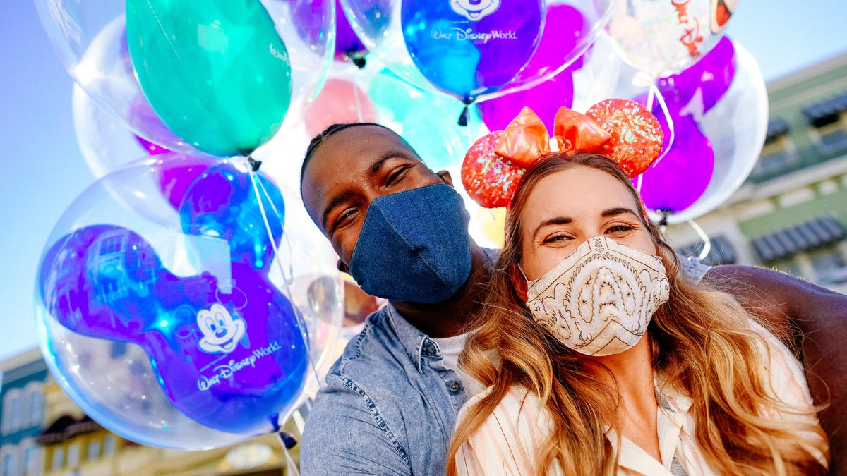 Disney World reopening guests face masks