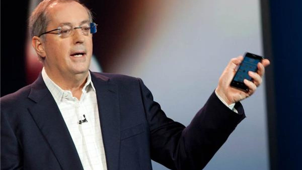Intel president and chief executive Paul Otellini talks about the company's smartphone and tablet plans at CES 2012.