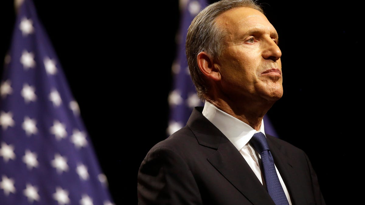 Former Starbucks CEO Howard Schultz Delivers Major Policy Address At Purdue
