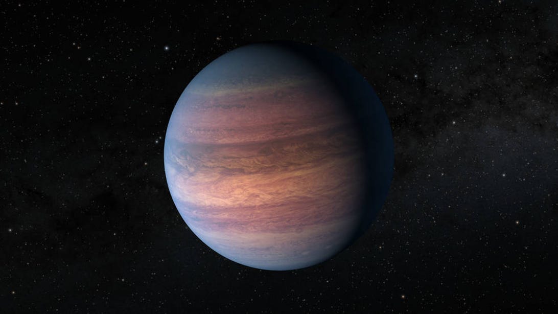 Illustration of exoplanet TOI-2180 b