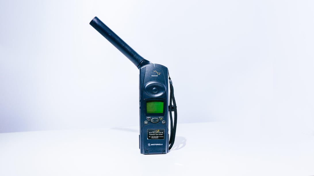 A Motorola Iridium satellite phone