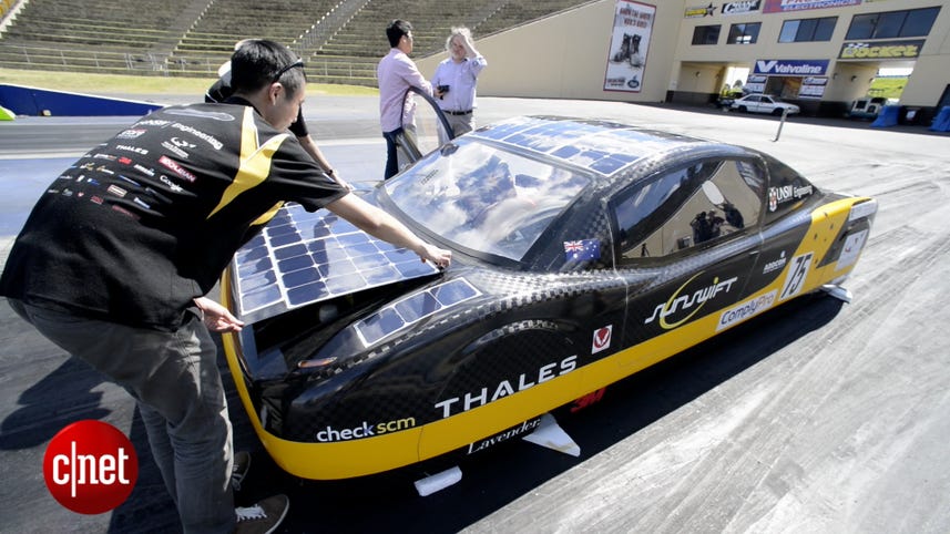 Out and about: Solar car road test