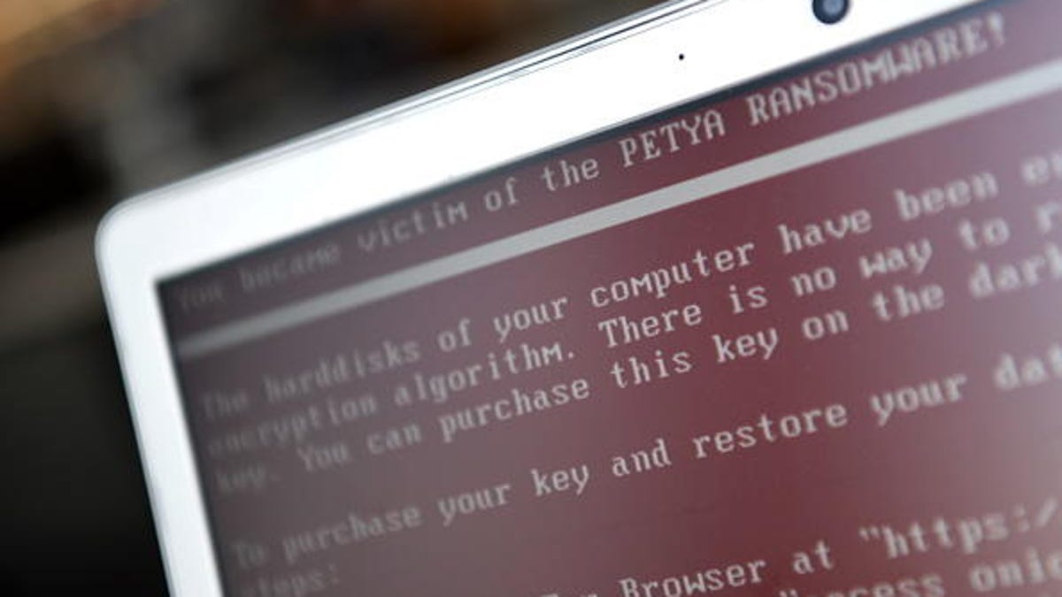 Petya ransomware cyber attack