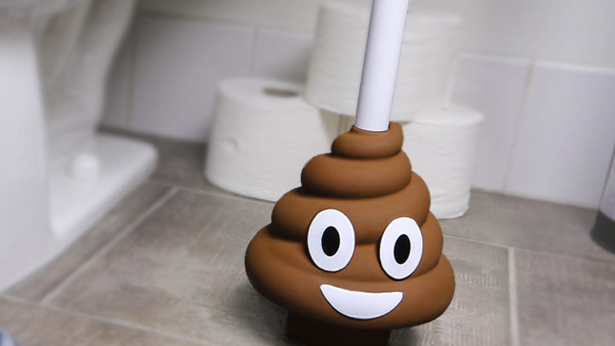 Here's the poo-emoji plunger you didn't ask for - CNET