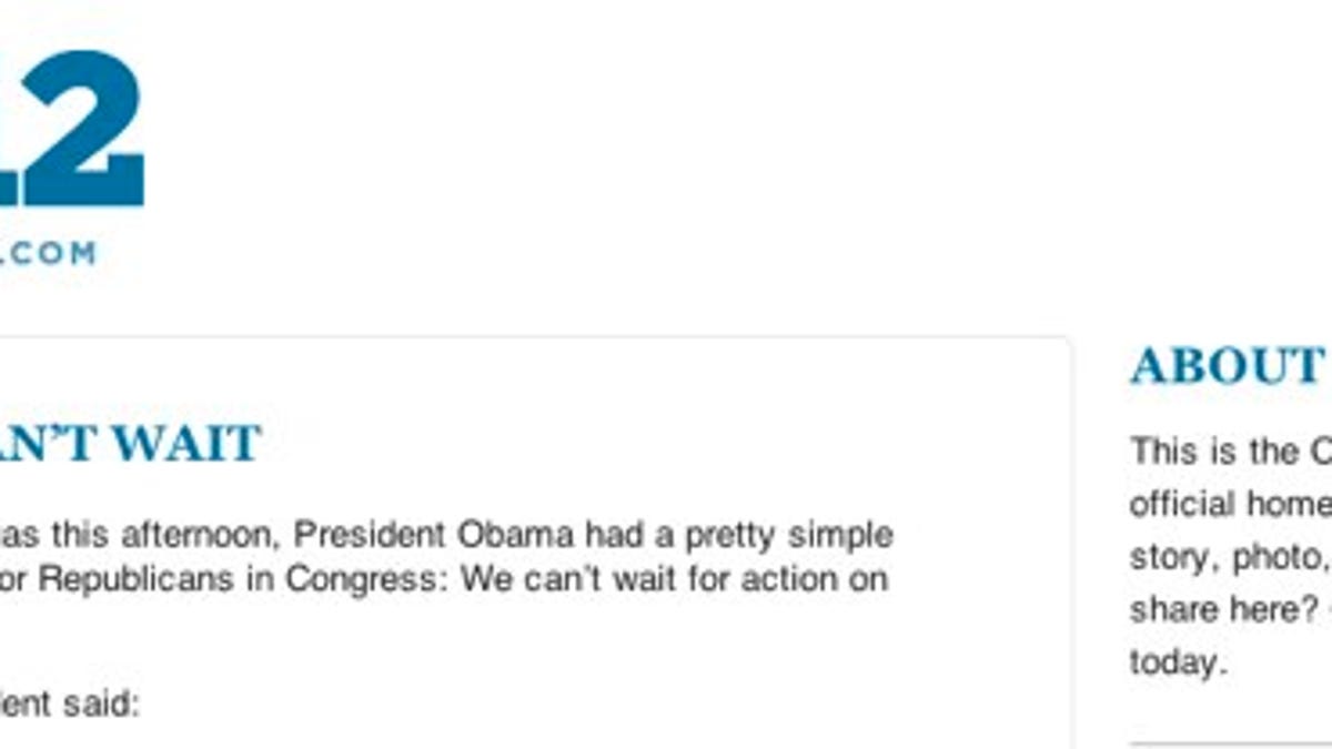 The Obama Campaign has signed up for Tumblr.