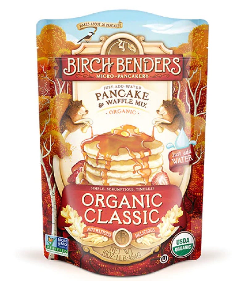 Birch Benders organic pancake and waffle mix