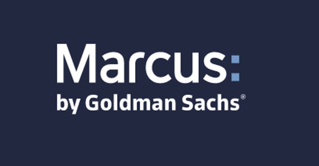 Marcus logo against dark blue background