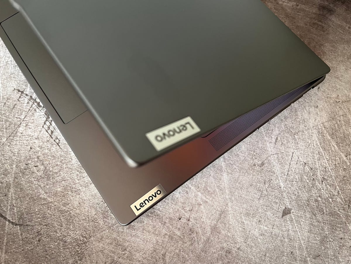 Lenovo Slim Pro 7 laptop viewed from above