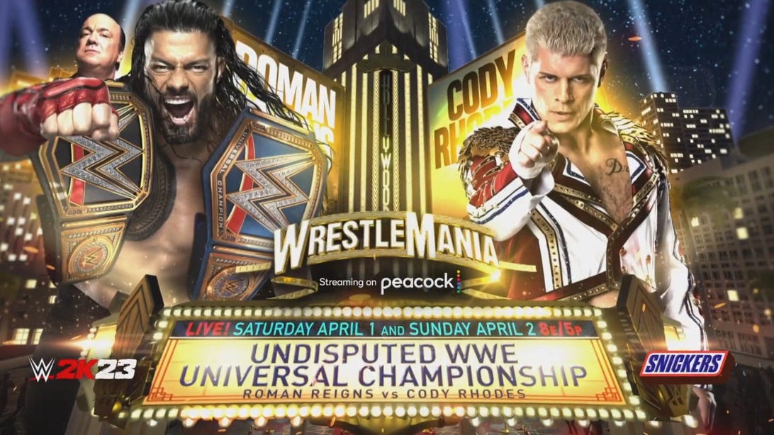 WrestleMania 2023: Match Card, How to Watch, Start Times     – CNET