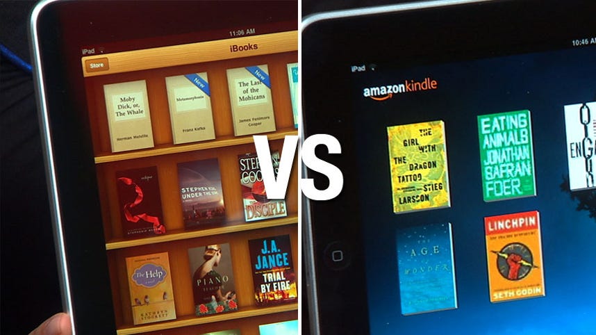 iBooks on iPad vs. Kindle for iPad