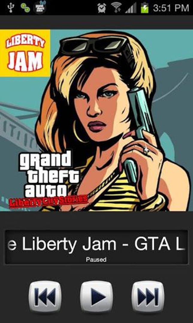 With GTA Radio for Android, you get all the great Grand Theft Auto radio stations without having to buy the games.