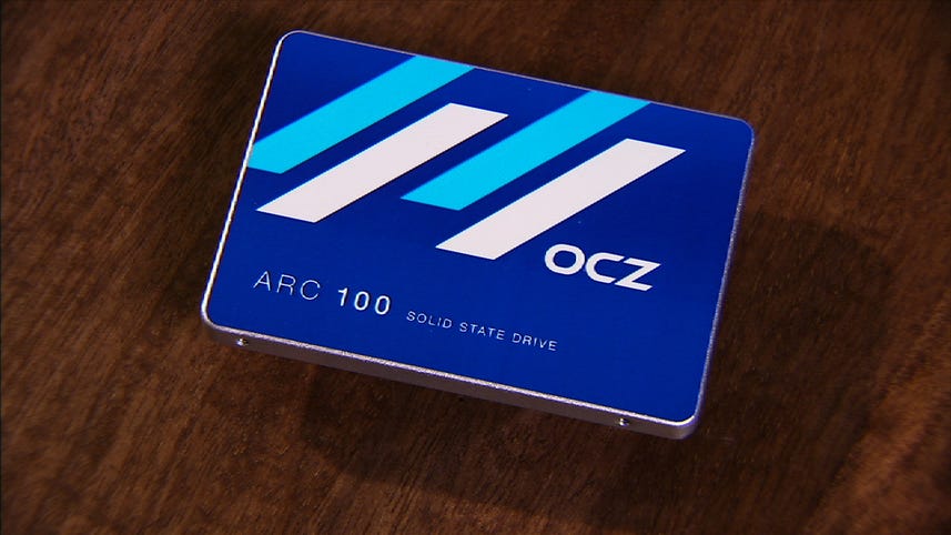The OCZ ARC100 is a lot more affordable than it is slow.